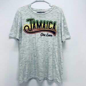 Surf Classic Jamaica One Love T Shirt Size L Men’s Gray Short Sleeve Premium